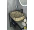 Раковина Gid Mnc186 накладная, под камень глянцевая, 56x42x14 54423 8