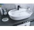 Раковина Gid Mnc346C накладная, под камень глянцевая, 61x41x14 54470 3
