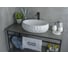 Раковина Gid 9030wf накладная, белая, 48x34x15 51187 9