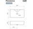 Раковина Gid Bm9092 накладная, черная матовая, 55x31x14 53353 10