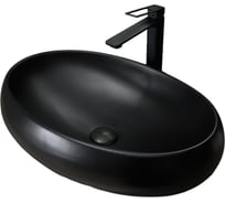 Раковина Gid Bm9030a накладная, черная матовая, 60x41x15 53371