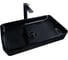 Раковина Gid BL9396 накладная, черная глянцевая, 60x34x11 53346 1