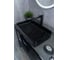 Раковина Gid BL9396 накладная, черная глянцевая, 60x34x11 53346 7