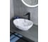 Раковина Gid Mnc138C накладная, под камень глянцевая, 41x34x15 54473 6