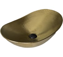 Раковина Gid Gd9811 накладная, золотая, 61x37x15 53340