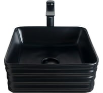 Раковина Gid Bm965 накладная, черная матовая, 38.5x38.5x13.5 53339