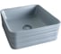 Раковина Gid Gm965 накладная, серая матовая, 38.5x38.5x13.5 53338 1