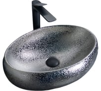 Раковина Gid 9030s накладная, хром, 48x34x15 52235