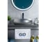 Раковина Gid 9030s накладная, хром, 48x34x15 52235 5