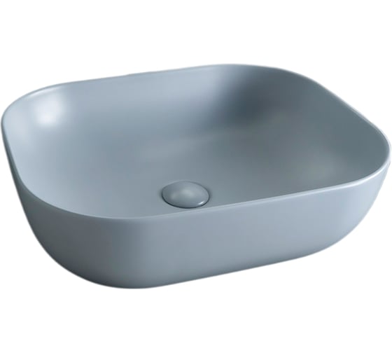 Раковина Gid Gm1302 накладная, серая матовая, 50x40x14 53336 1