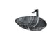 Раковина Gid Mnc206 накладная, под камень глянцевая, 59x39x13 54427 1