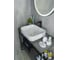 Раковина Gid Mnc190 накладная, под камень глянцевая, 50x39x13 54426 9