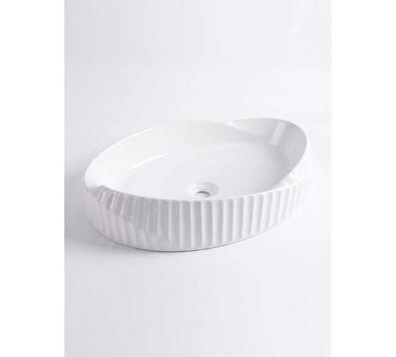 Раковина Gid 888s накладная, белая, 60x38.5x13.5 51223