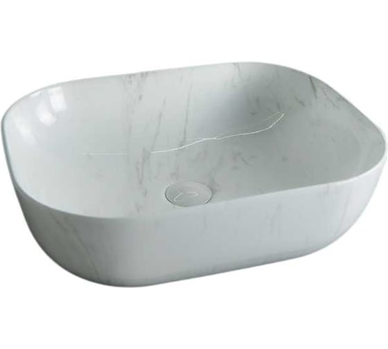 Раковина Gid K397D9 накладная, под камень глянцевая, 50x40x14 53322 1