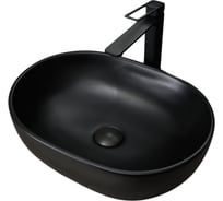 Раковина Gid Bm9026b накладная, черная матовая, 48x35x13.5 53370