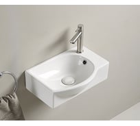 Раковина Gid N9276L подвесная, белая 40.5x28x14 61130L