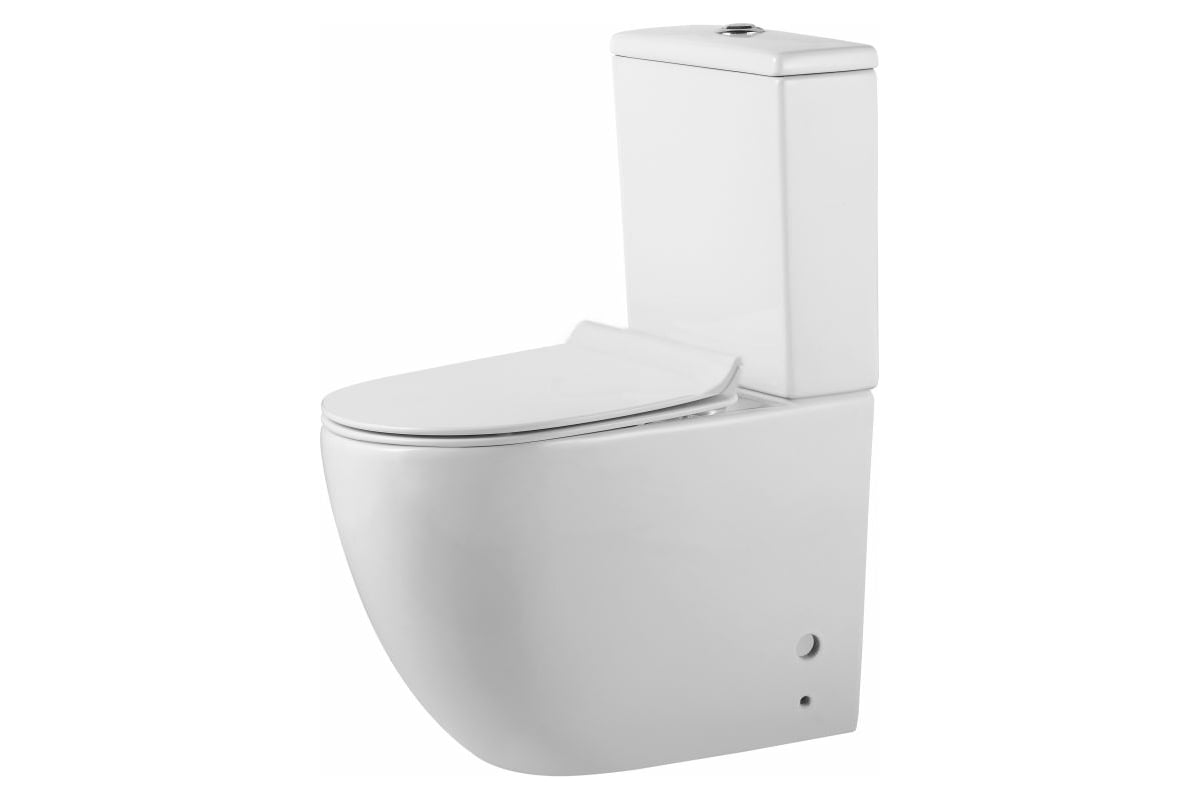 Унитаз-компакт Orange пристенный, с горизонтальным выпуском C05-000w ...