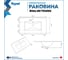 Мебельная раковина для ванной Teymi на тумбу с полочкой под смеситель Ritta 81 белая T51001 T51001 ЦБ-00270798 10