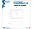 Раковина для ванной накладная Teymi Netta 50 черный мрамор T51203 ЦБ-00284977 10