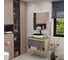 Раковина для ванной накладная Teymi Solli 48 Duo artceramic цвет черно-белый матовый T50388 ЦБ-00272530 4