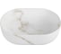 Раковина для ванной накладная Teymi Solli 48 artceramic цвет мрамор белый матовый T50386 ЦБ-00272528 6