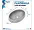 Раковина для ванной накладная Teymi Laina 48 цвет мрамор серый матовый T51303 ЦБ-00271358 9