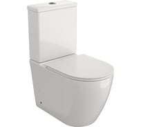 Унитаз напольный Teymi безободковый с быстросъемным сиденьем микролифт Lina R T40120 ЦБ-00284690