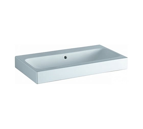 Раковина Geberit iCon 750x485 мм, без отверстия под смеситель 124078000 00000048763 1
