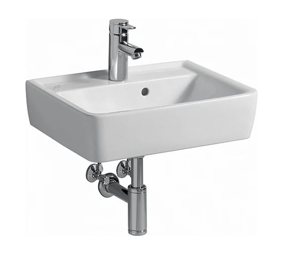 Раковина Geberit Renova Nr.1 Plan с отверстием, с переливом, 500x380 мм 272150000 00000046569