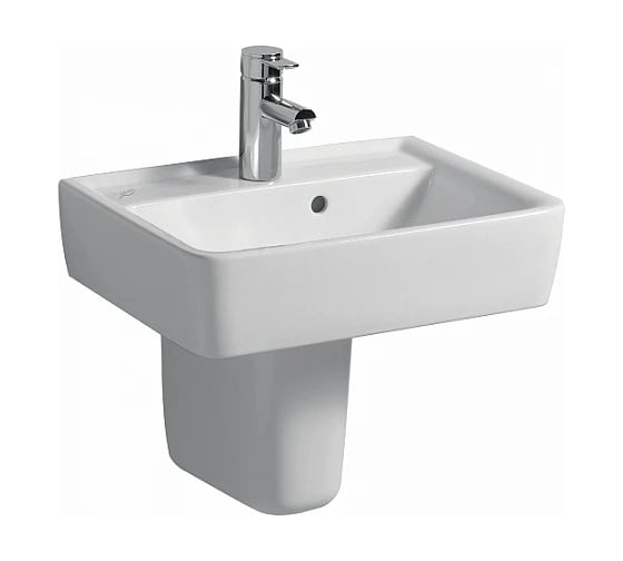 Раковина Geberit Renova Nr.1 Plan с отверстием, с переливом, 500x380 мм 272150000 00000046569
