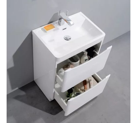 Раковина из искусственного мрамора BelBagno ANCONA-N ENERGIA-N EA-600-LVB
