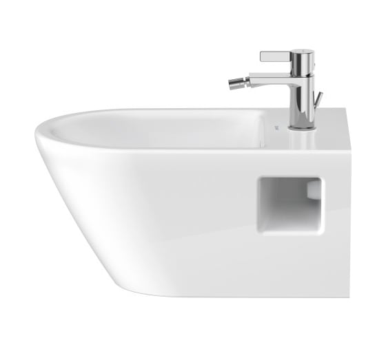 Подвесное биде Duravit D-Neo 370х540 мм, 1 отверстие под смеситель, с переливом 00000090438 2295150000