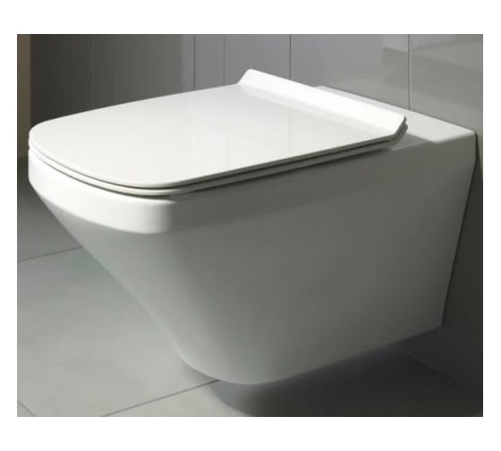 Подвесной унитаз Duravit DuraStyle 370х540 мм, без смывного края, с вертикальным смывом 00000037161 2551090000