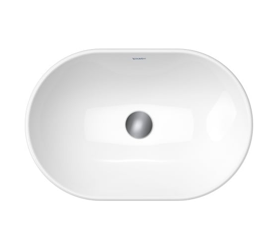 Раковина Duravit D-Neo 600х400 мм, без отверстий под смеситель, без перелива, крепеж 00000090455 2372600070