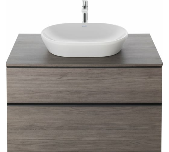 Раковина Duravit D-Neo 600х400 мм, без отверстий под смеситель, без перелива, крепеж 00000090455 2372600070