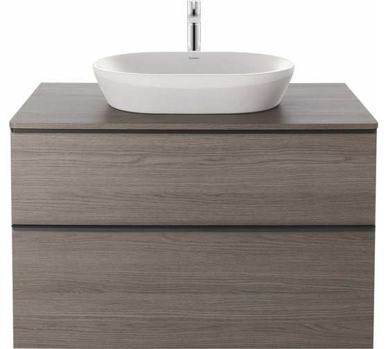 Раковина Duravit D-Neo 600х400 мм, без отверстий под смеситель, без перелива, крепеж 00000090455 2372600070