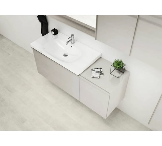 Раковина Geberit Compact, 900x420 мм, с отверстием под смеситель, с переливом 500.633.01.2 00000075388