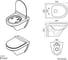 Унитаз подвесной Knotlor белый WC51WG 2