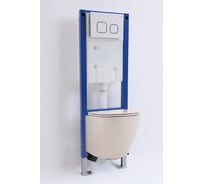 Комплект Alcora Encanto CO DP инсталляция Grant SLIM кнопка white 0460108+SLIM3554WHITE