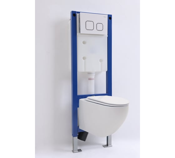 Комплект Alcora Avanti Tornado DPL инсталляция Grant SLIM кнопка white 51777121+SLIM3554WHITE 1