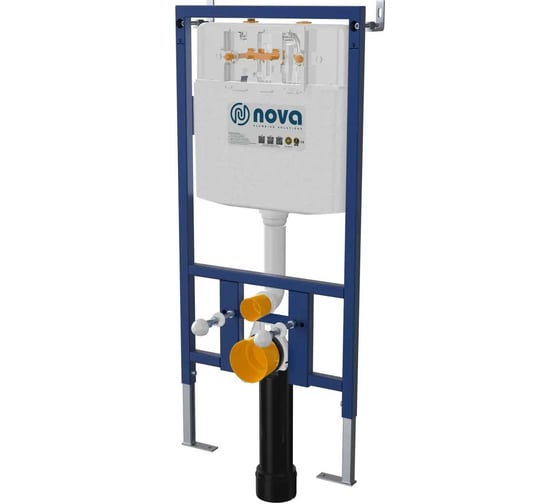 Инсталляция Nova NEW сантехническая с рамой, без кнопки 1 шт в коробке 4551 1