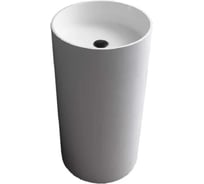 Отдельностоящая напольная раковина UNI-FLOW CILINDRO белый глянцевый FS504-450 Gloss White