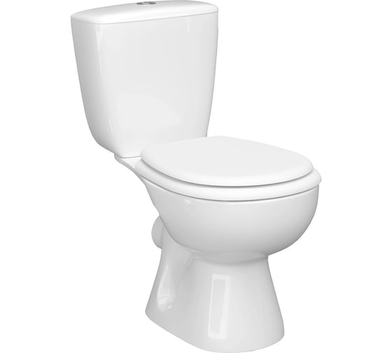 Унитаз-компакт KERAMIN КЕРАМИН ПОЗИТАНО МС Б1 однорежимный, сиденье полипропилен CDB00029482 (4810531150350) 4810531150367 1