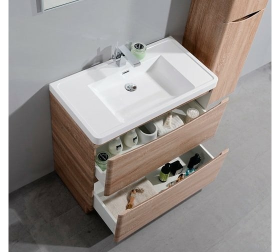 Раковина из искусственного мрамора BelBagno ANCONA-N ENERGIA-N EA-900-LVB