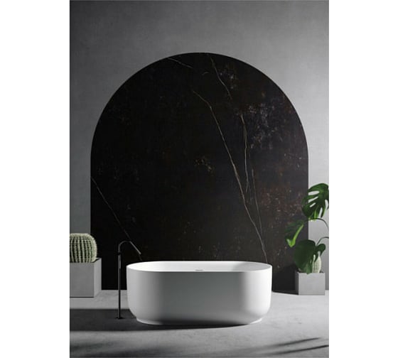 Отдельностоящая ванна RELAX DESIGN HORIZON 150х80x54, luxolid mood, белый матовый HORIZON LX01 opac