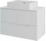 Тумба с раковиной подвесная 70 см, белый ORANGE Лайн Li-70TuwMDF+B04-500W 4