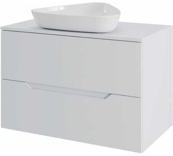 Подвесная тумба с раковиной Orange Line Li-70TuwMDF+B07-500W 70 см, белый X911656999 1