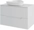 Тумба с раковиной подвесная 70 см, белый ORANGE Лайн Li-70TuwMDF+B07-500W 4