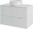 Тумба с раковиной подвесная 70 см, белый ORANGE Лайн Li-70TuwMDF+B09-360W 4