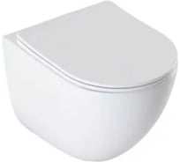 Унитаз подвесной Aquanet EcoVortex Tornado с сиденьем (Soft Close-SLIMSEAT) 505х360мм (348039) 00348039